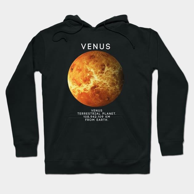 Venus Planet Hoodie by NordicAmber